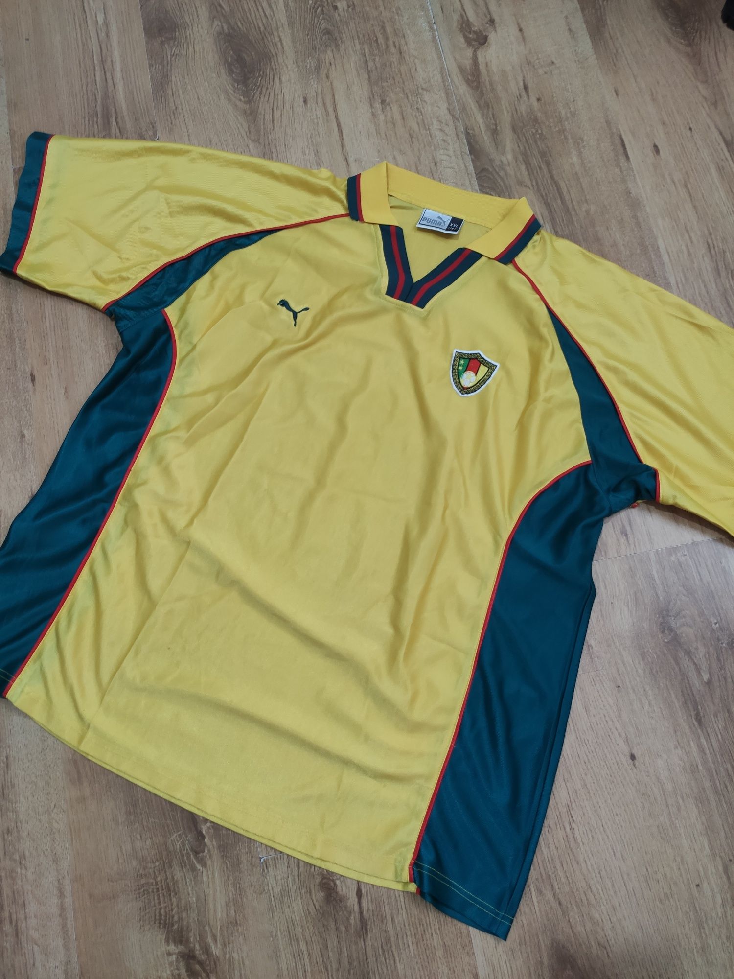 Tricou vintage Puma Naționala Camerun anii 90 mărimea XXL