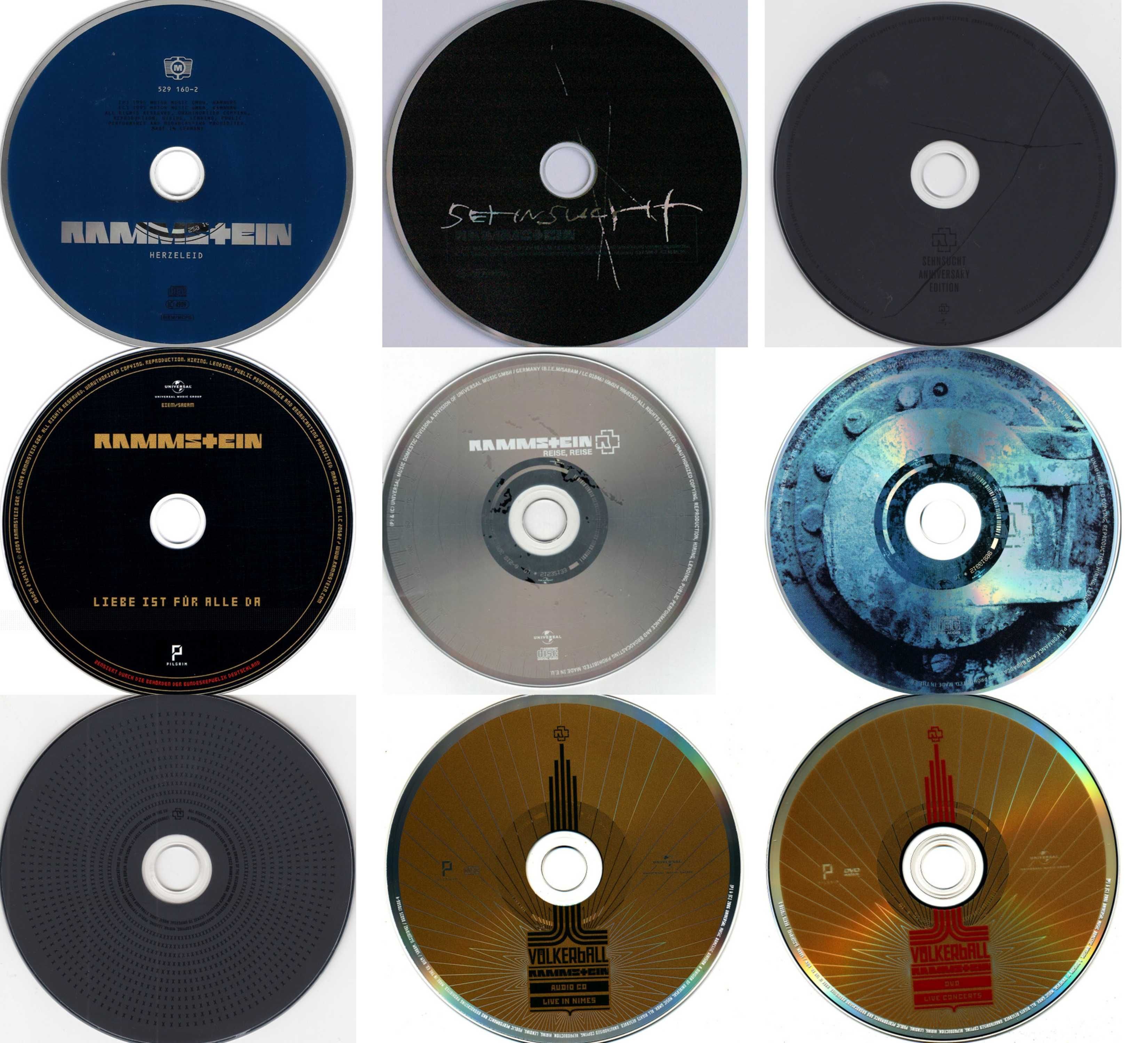 Rammstein - Emigrate - Lindemann - Discografie CD DVD Vinil LP