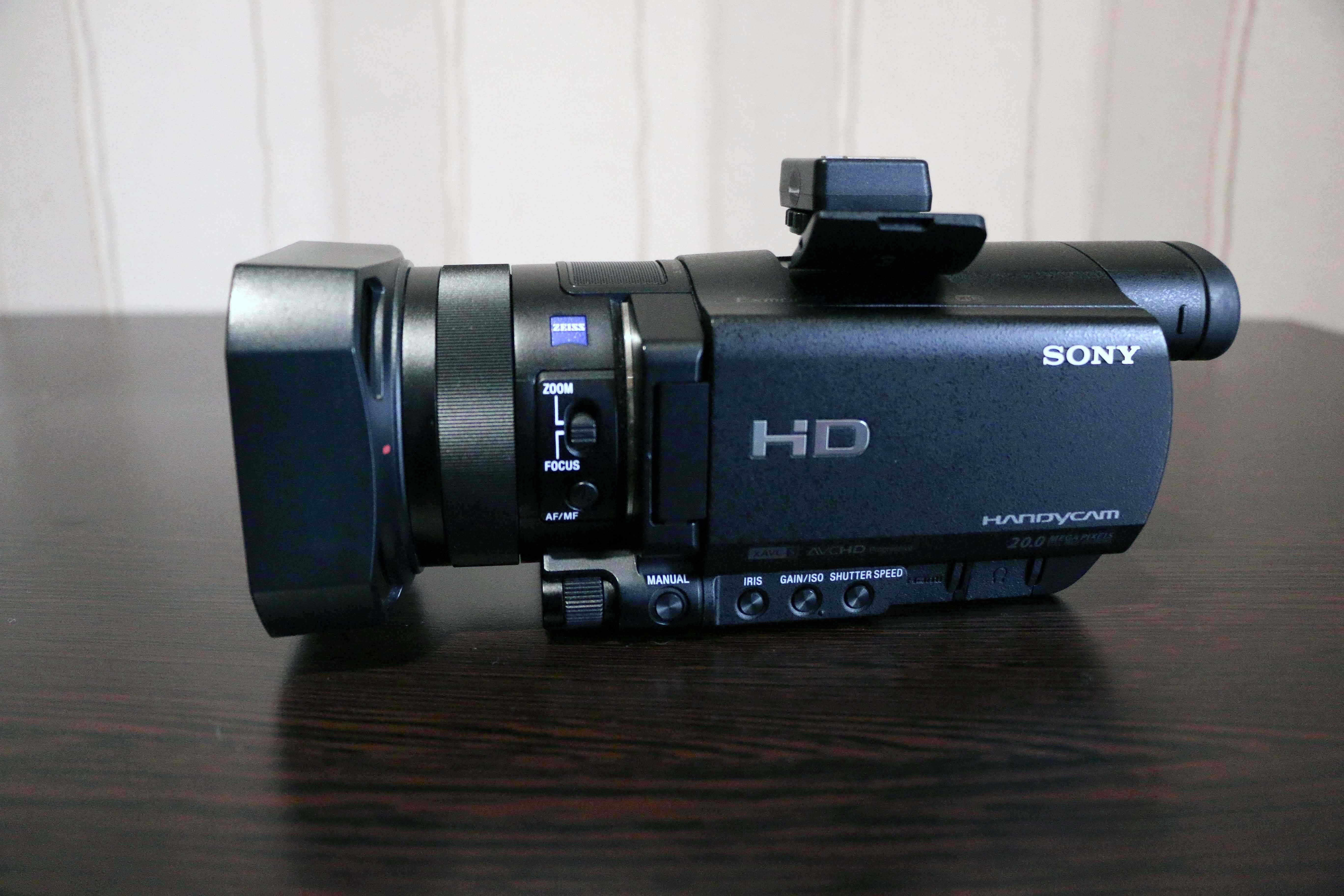 camera video sony hdr-cx900e full hd, optica zeiss ,nfc wi fi