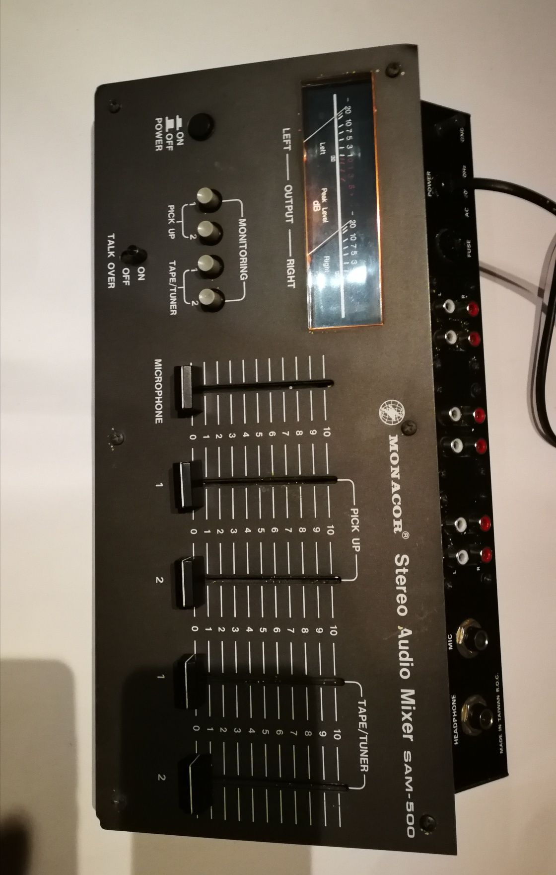 Monacor Stereo Audio Mixer SAM-500