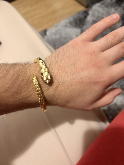 Vand bratara de aur model deosebit