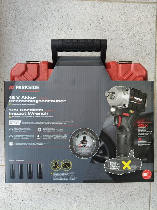 impact parkside performance 12 v cheie de roti