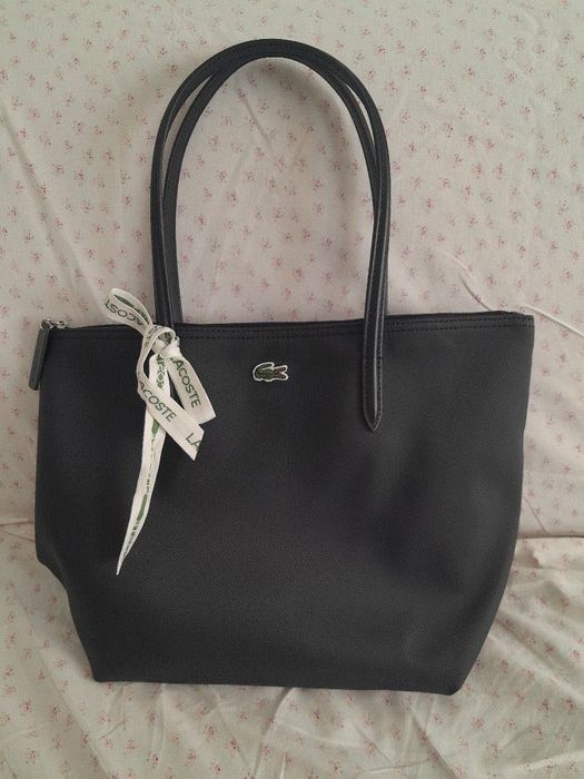 Сумка лакосте,черная