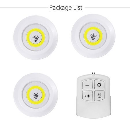 Set 3 Leduri cu Telecomanda si Intrerupator