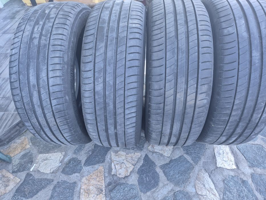 4бр летни гуми мишелин премаци 3/ 215-55-18/ 6.2 мм.грайфер/ 2017г/