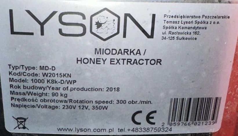 Centrifuga electrica lyson 8 rame