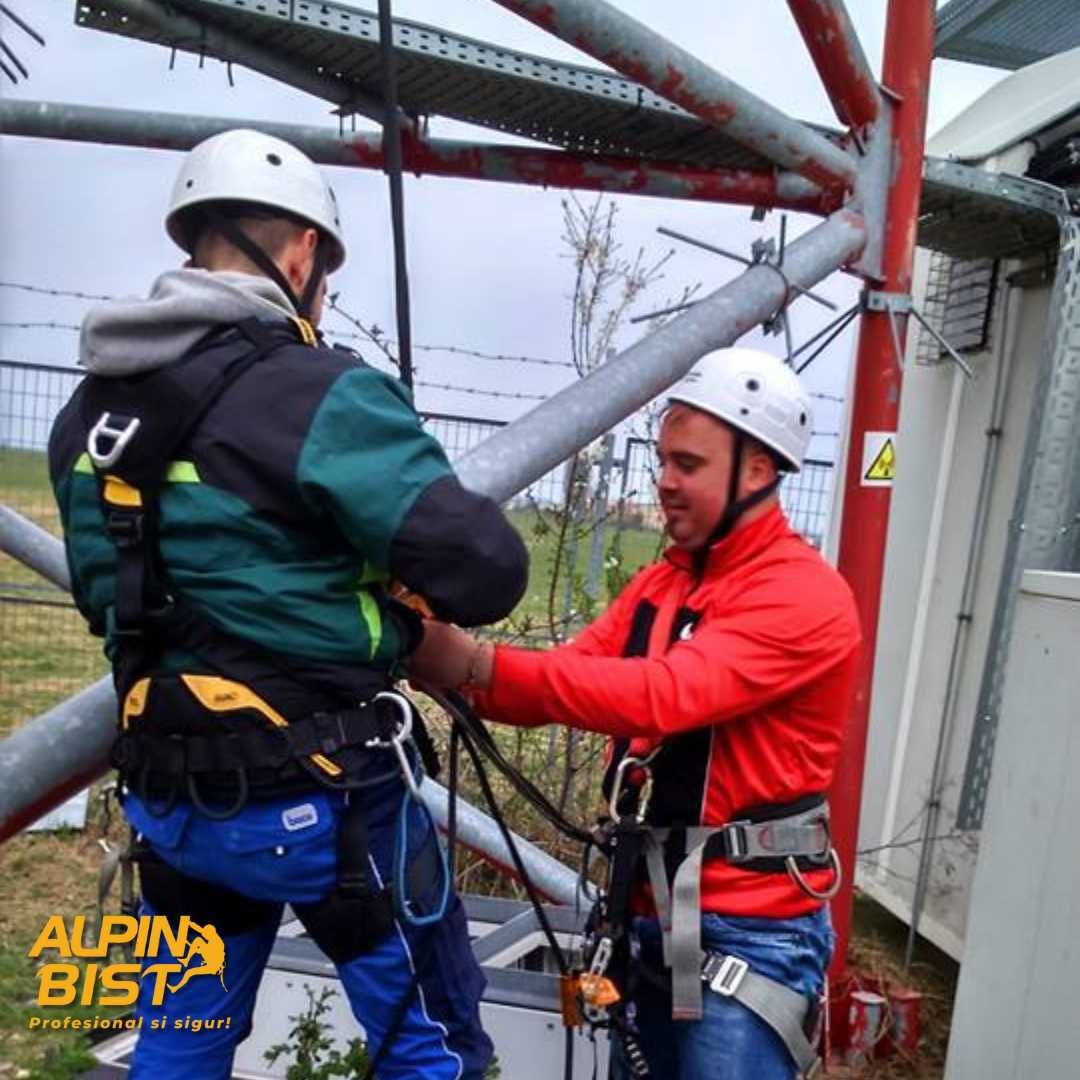 Lucrări la Înălțime - Alpinism utilitar - Reparații și restaurări