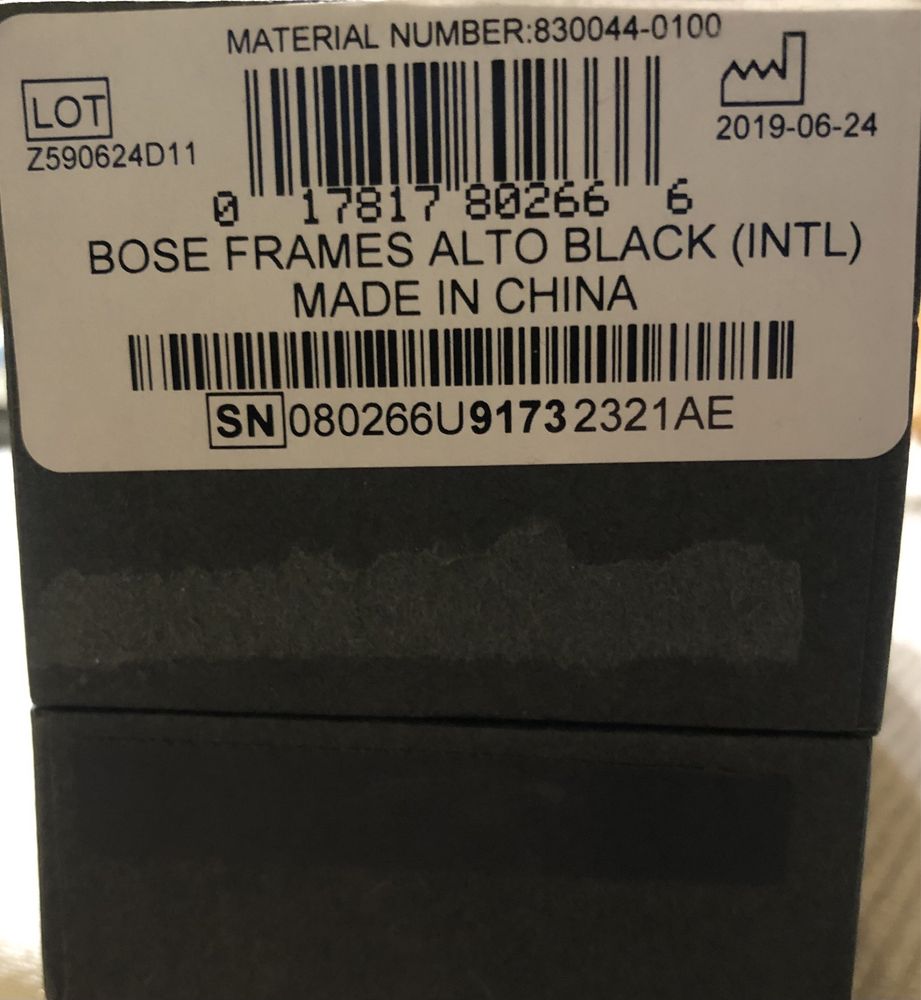 Bose Frames Alto black