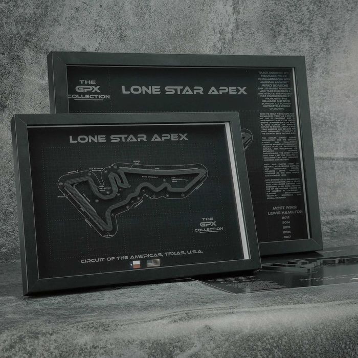 Austin – Hartă 3D circuit Formula 1 US GP • GPX Collection