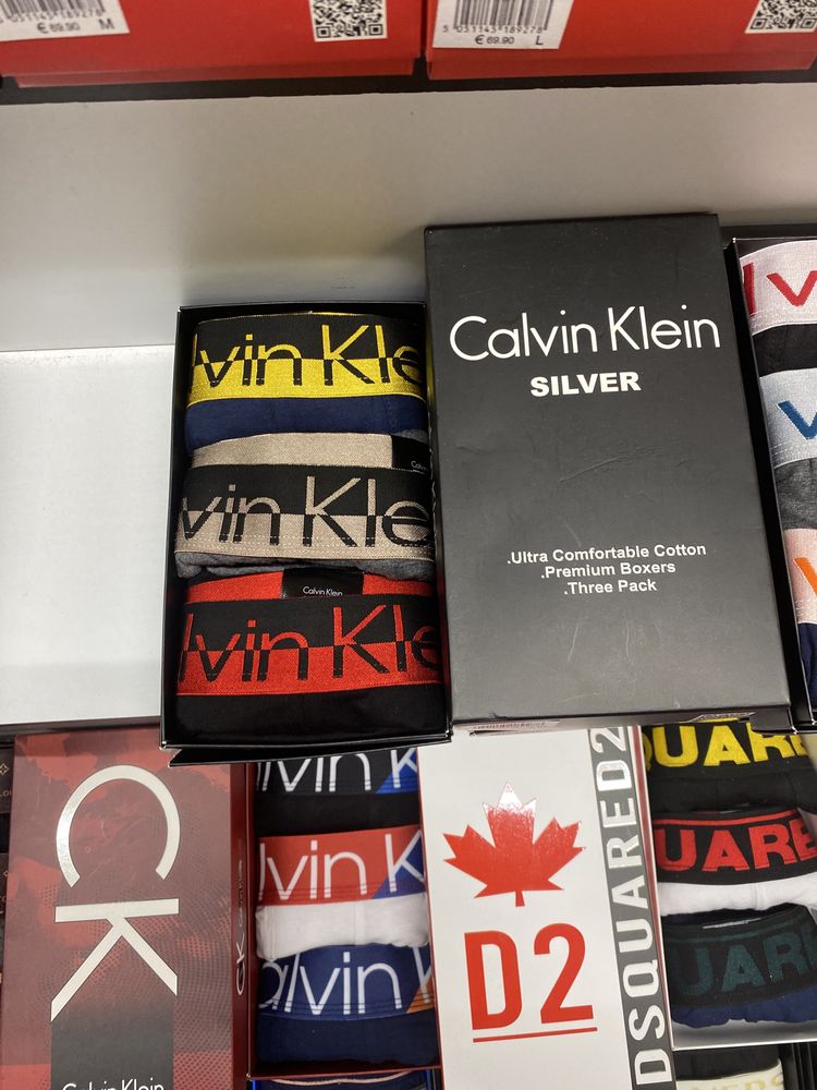 Boxeri barbati calvin versace 3 la set 85 lei
