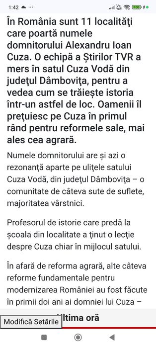 Teren , Cuza Vodă ,Dâmbovița