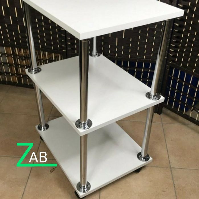 Каталка тумбочка этажерка помощница для салона красоты и косметологии