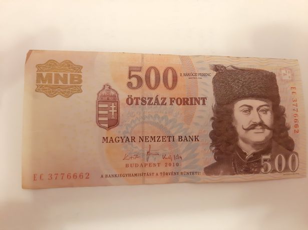 Bancnota 500 forint