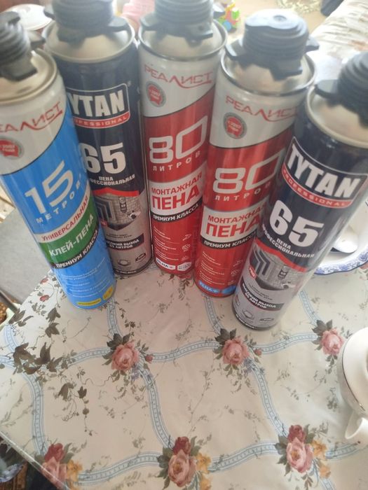 Продам монтажную пену и герметик акрило