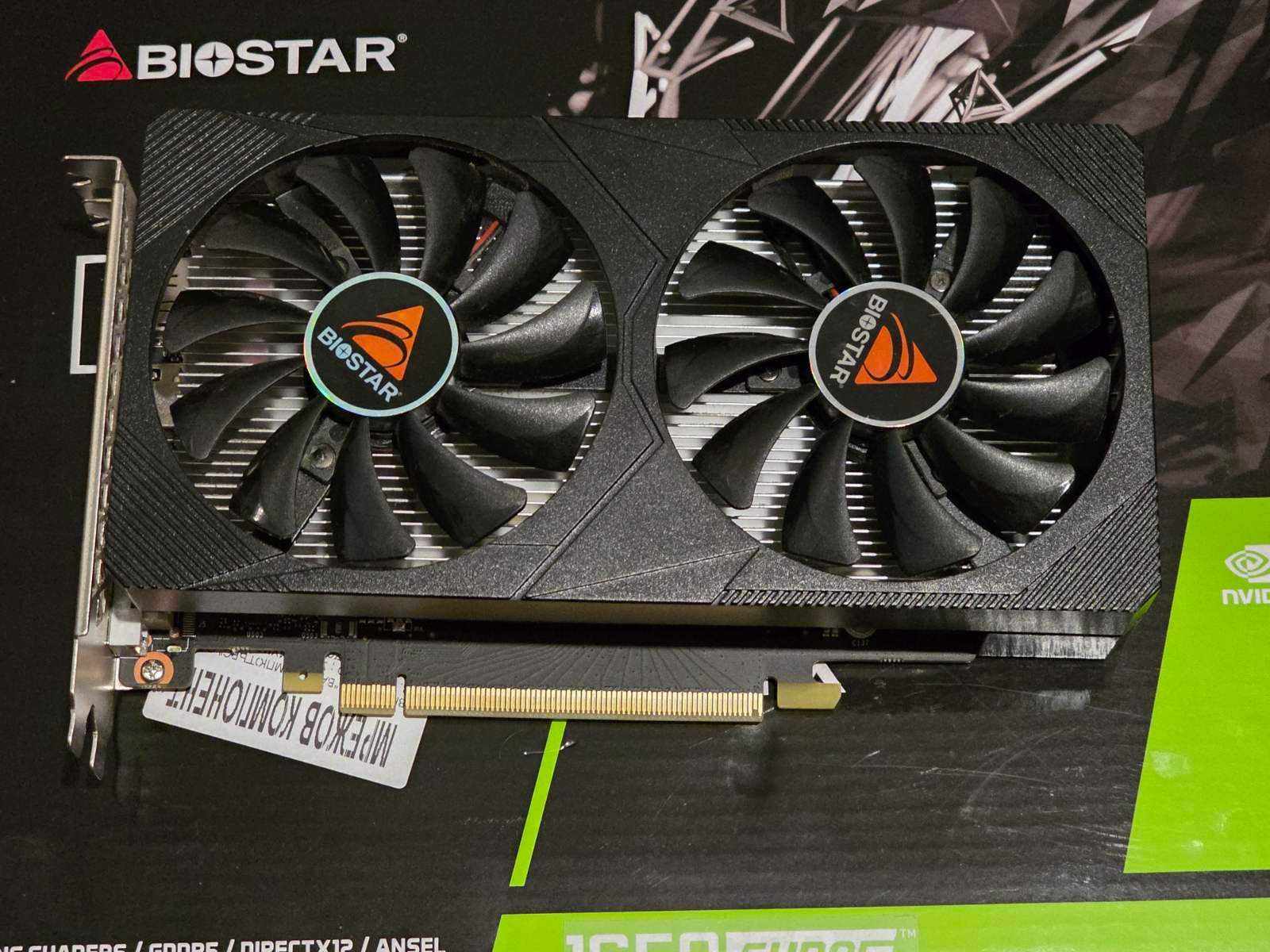 Видео карта Biostar NVIDIA GeForce GTX1650 Super 4gb GDDR6