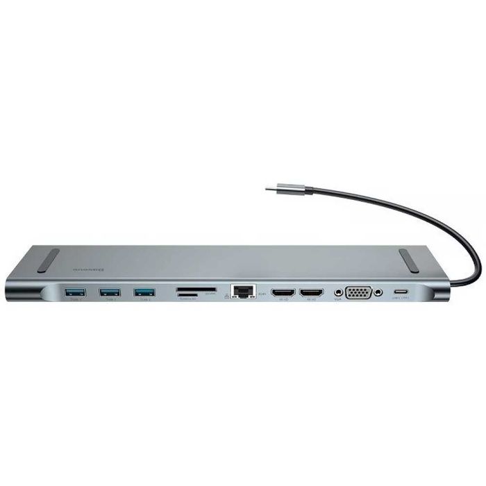 Adaptor HUB USB-C Baseus 10W1 Silver
