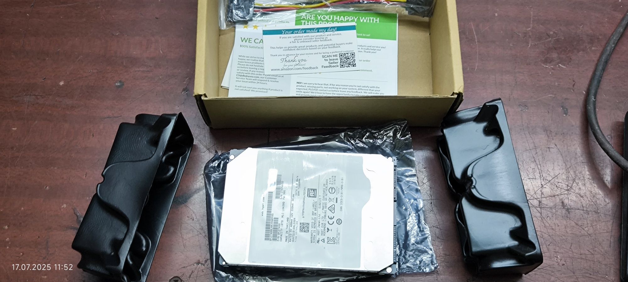 HDD 10 TR. Жосткий диск на 10 теробайт гелевый.