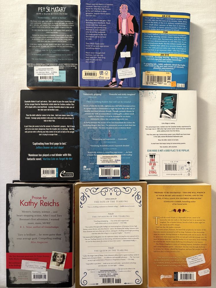 Различни видове книги