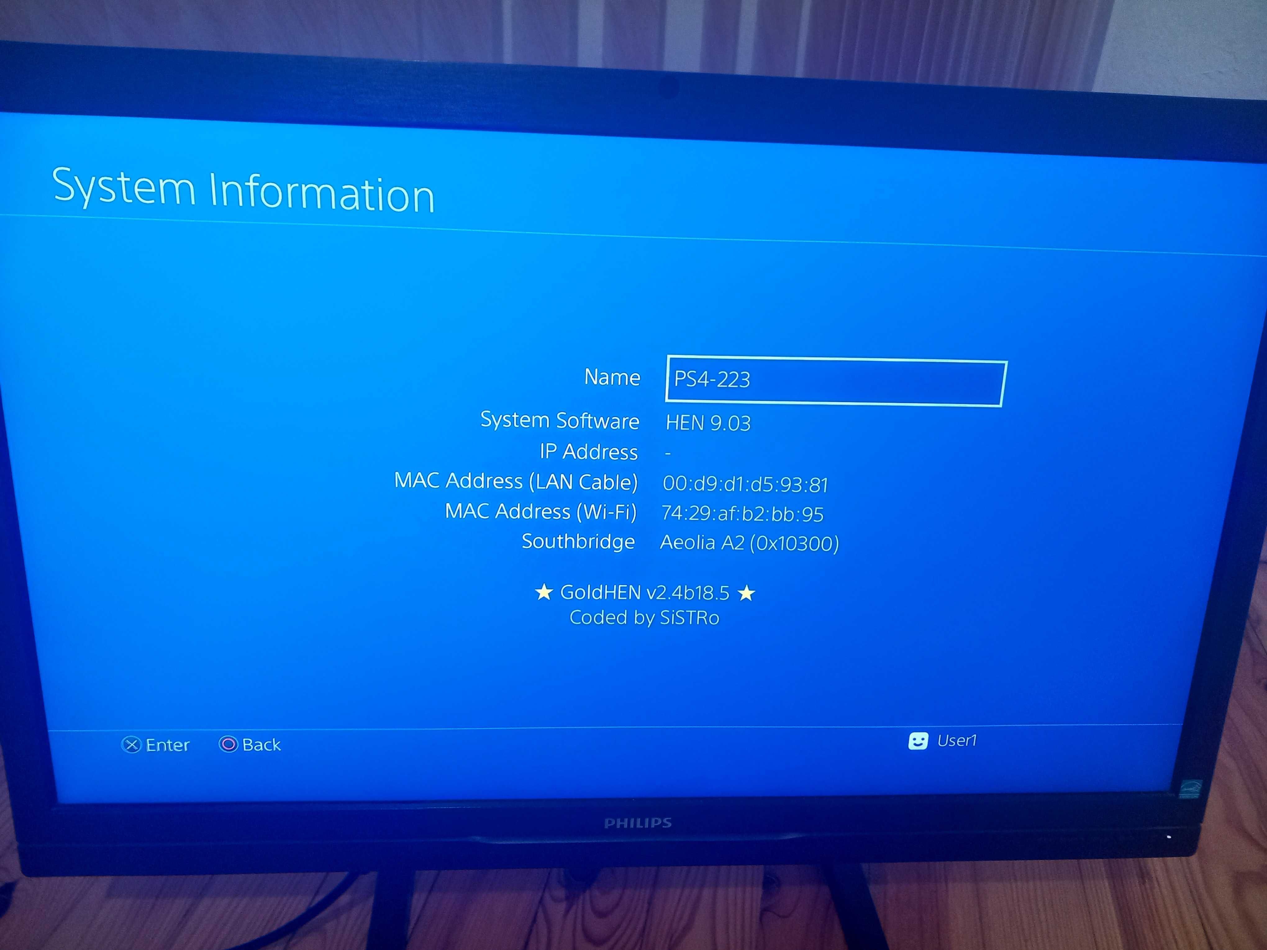 PS4 500GB cfw hen 9.03