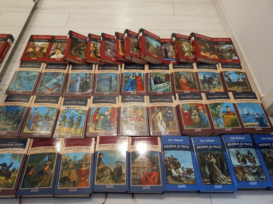 Set Dostoievski,Dumas,Doyle,Tolstoi,Adevărul,Complet,40 vol