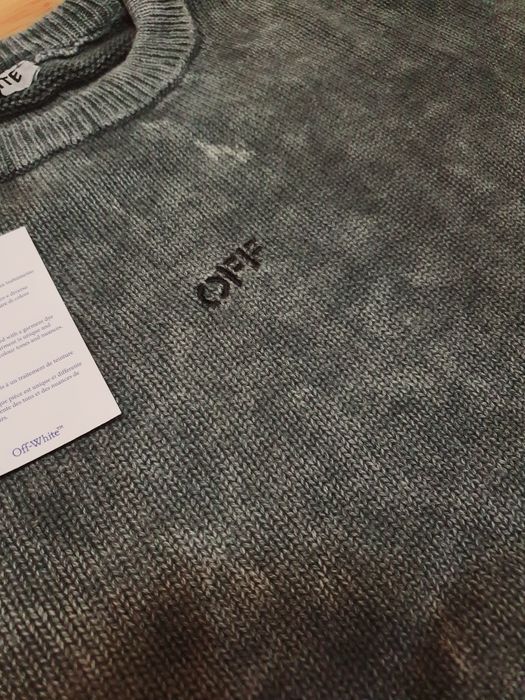 Bluza Off-White Gri Washed