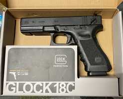 Replica airsoft Glock 18C (1 JOULE) UMAREX + incarcator suplimentar