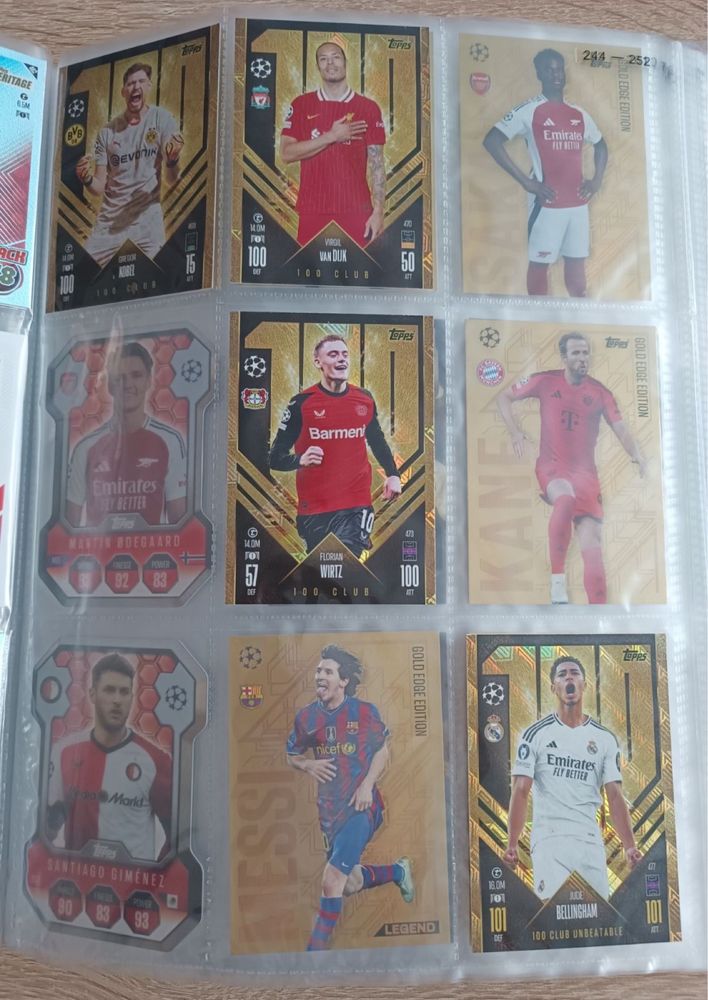 Topps Match Attax Champions League 2024/2025 карти Топс албум 23/24