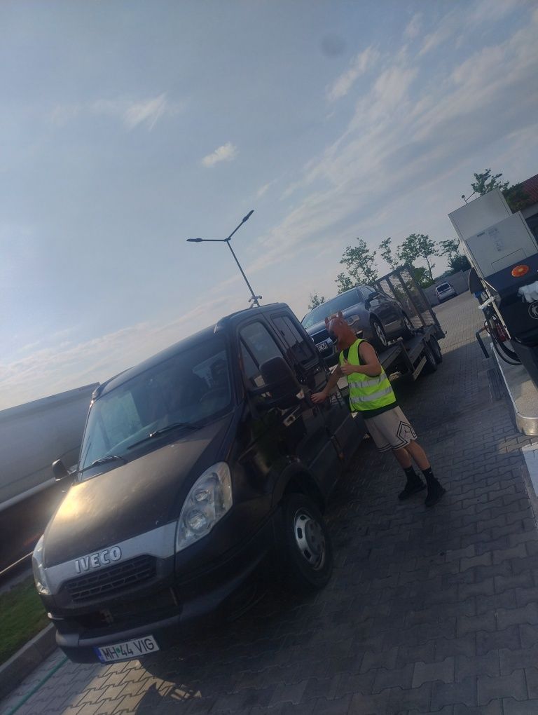 Tractari, transpot auto și utilaje, platforma auto și utilaje