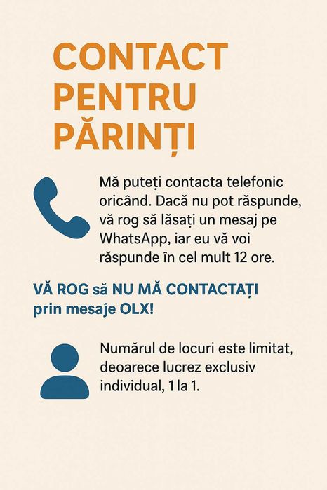 Meditații la Matematică INDIVIDUALE (FIZIC/ONLINE) 20+ ani de predare