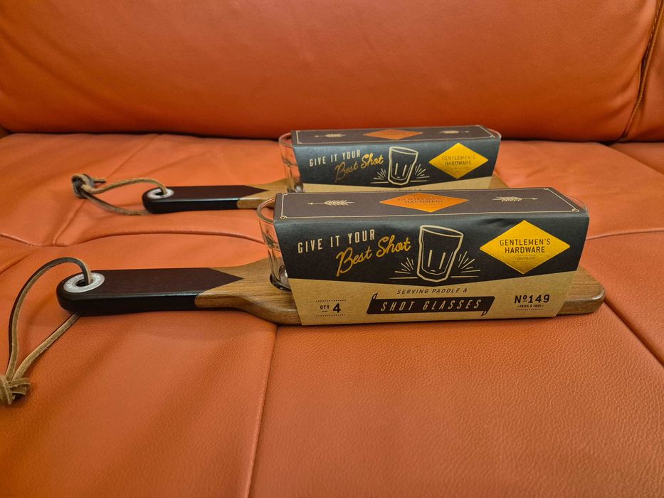 2 × set pahare shot Gentlemen's Hardware, noi