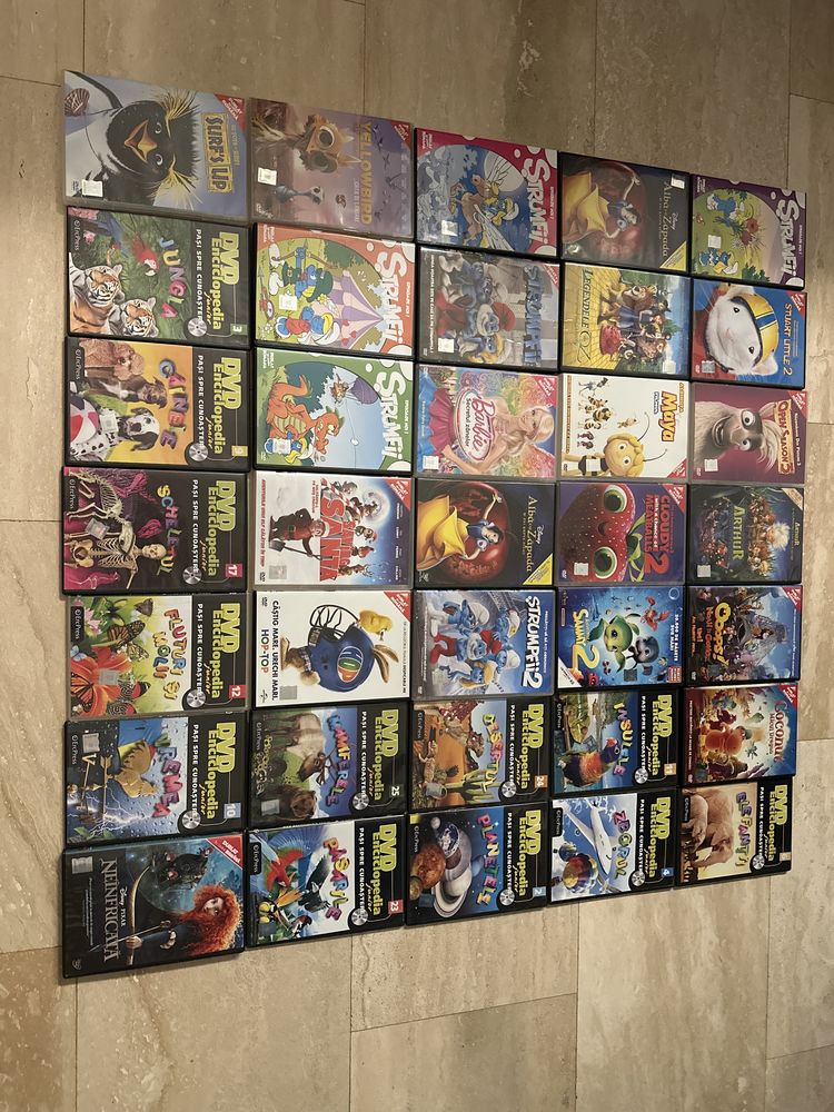 35 DVD Filme si documentare pentru copii, Romana