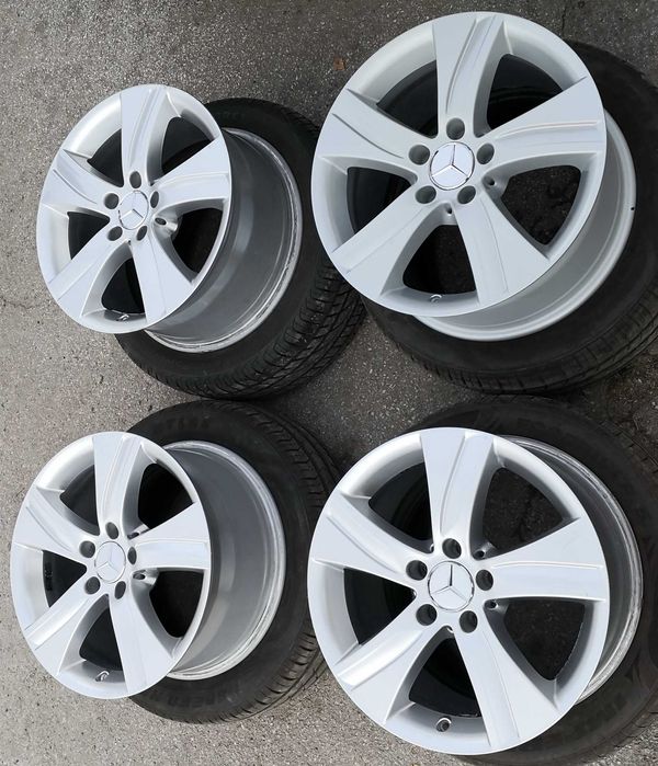 Четири броя оригинални джанти Mercedes 17” 5х112