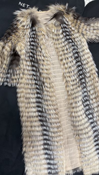 Шубка накидка из лисы