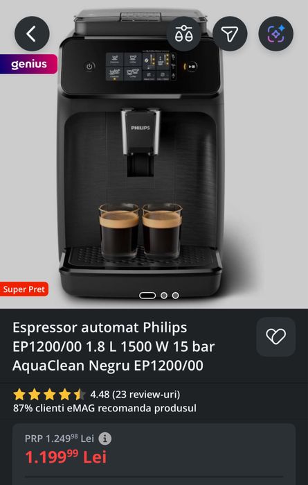 Espressor automat Phillips