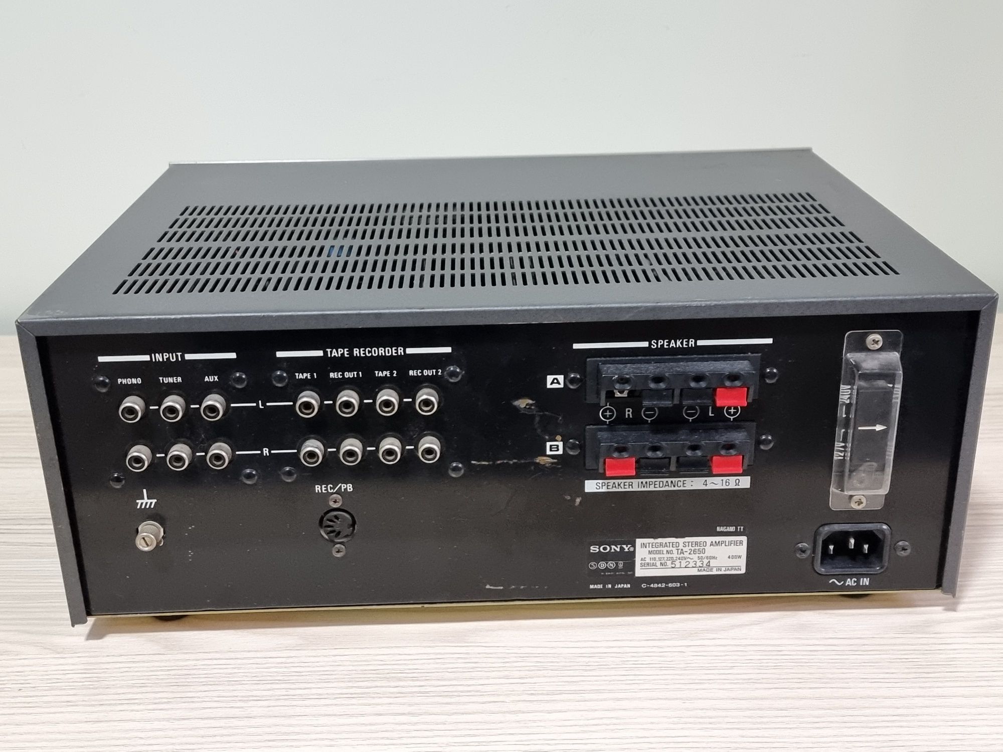 Sony TA-2650 Integrated stereo amplifier