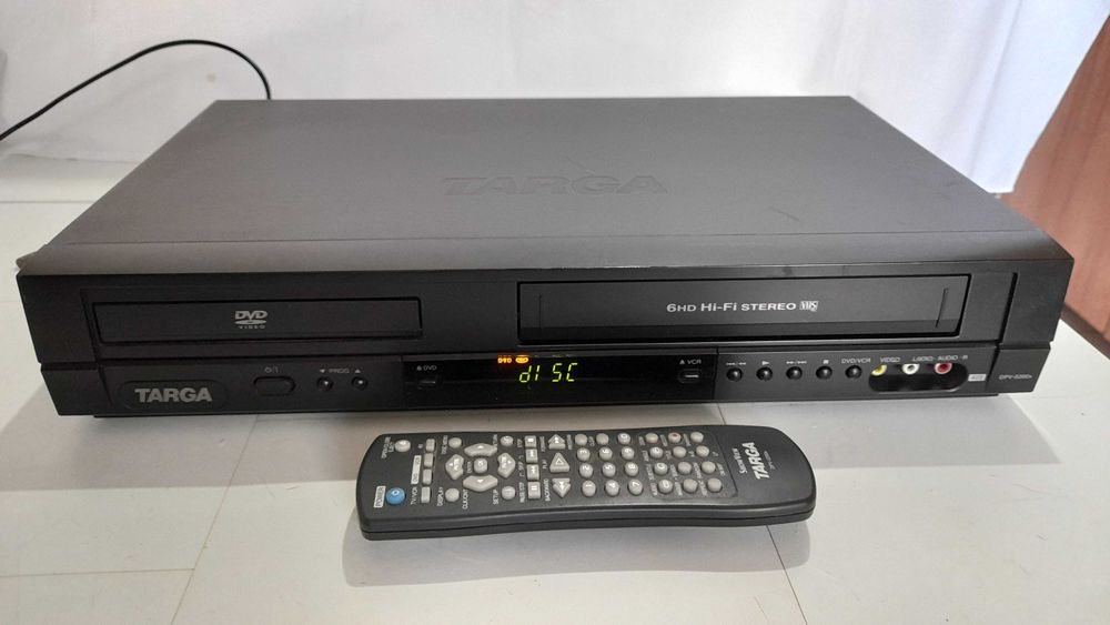 dvd+videorecorder vhs targa