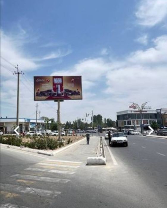 Bilbordlarda reklama Xorazm. Реклама на билбордах Хоразм