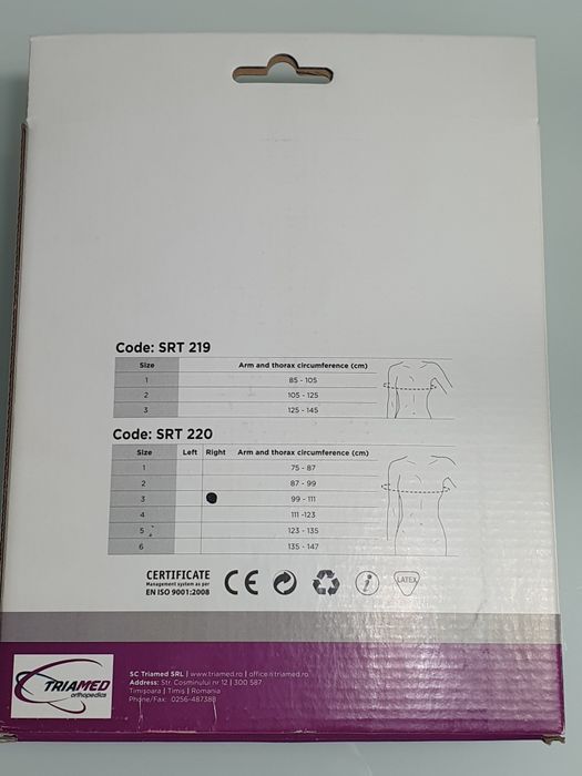 Orteza de umăr drept