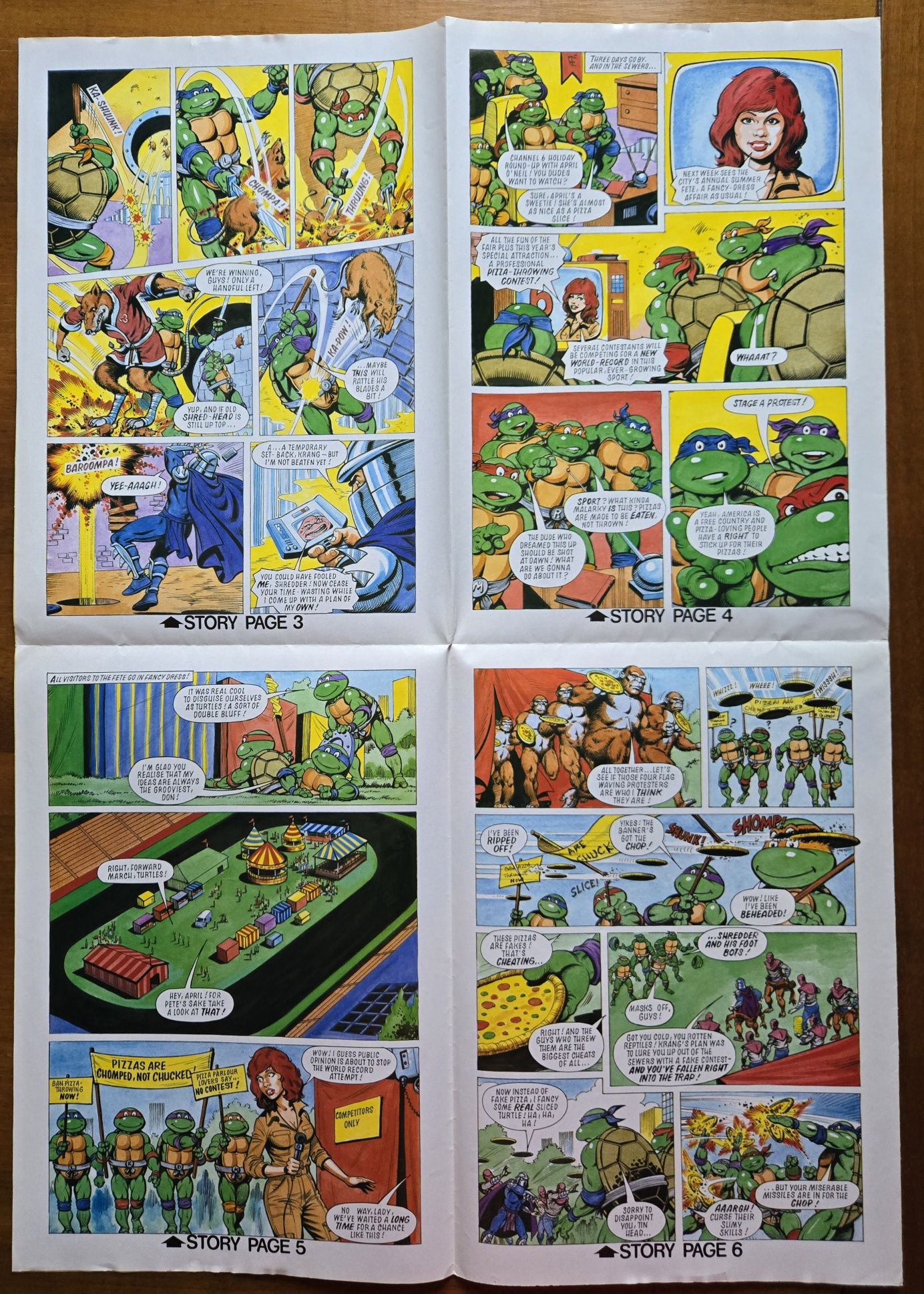 Reviste Comics Poster Ninja Turtles TNMT