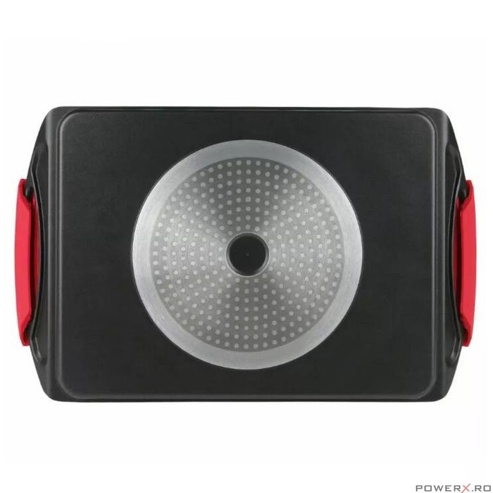 Placa gratar cu trei sectiuni, 42x27x5,5 cm, Kinghoff