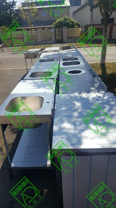 Mobilier inox ...mese ,hote spalatoare
