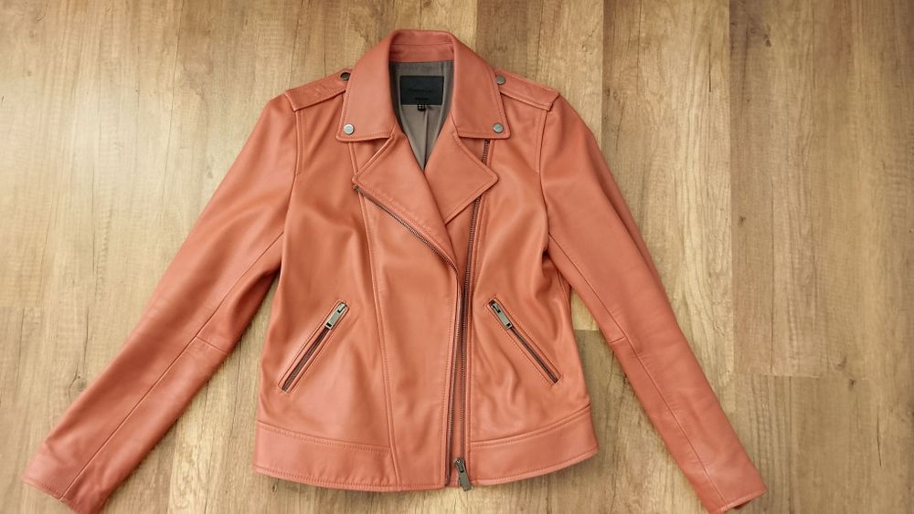 Geaca de piele Massimo Dutti