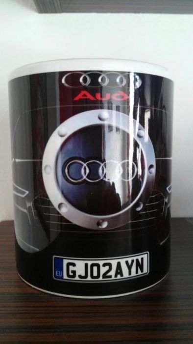 Уникална Чаша на Ауди с Ваше Име или Номер! Audi !