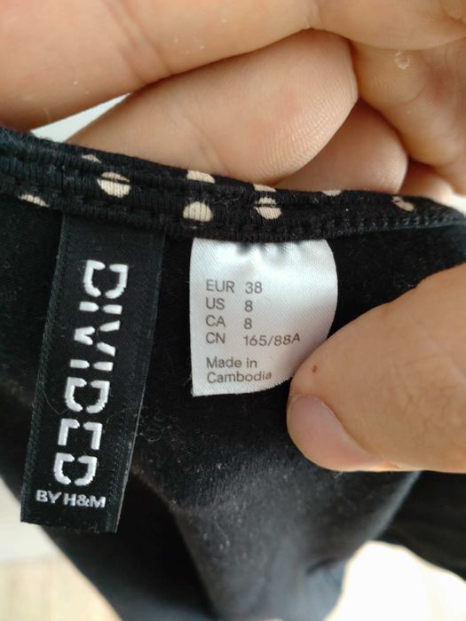 Haine - Rochie cu buline, Rochie imprimeu floral