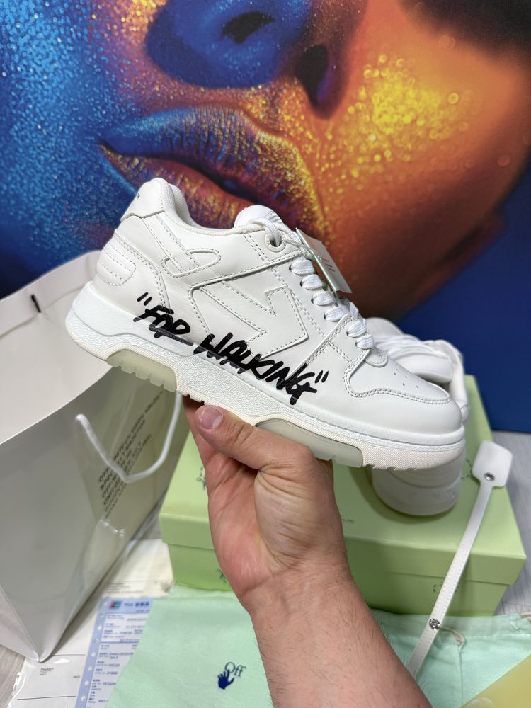 Adidasi Off-White Out Of Office piele naturala 100% Full Box Premium