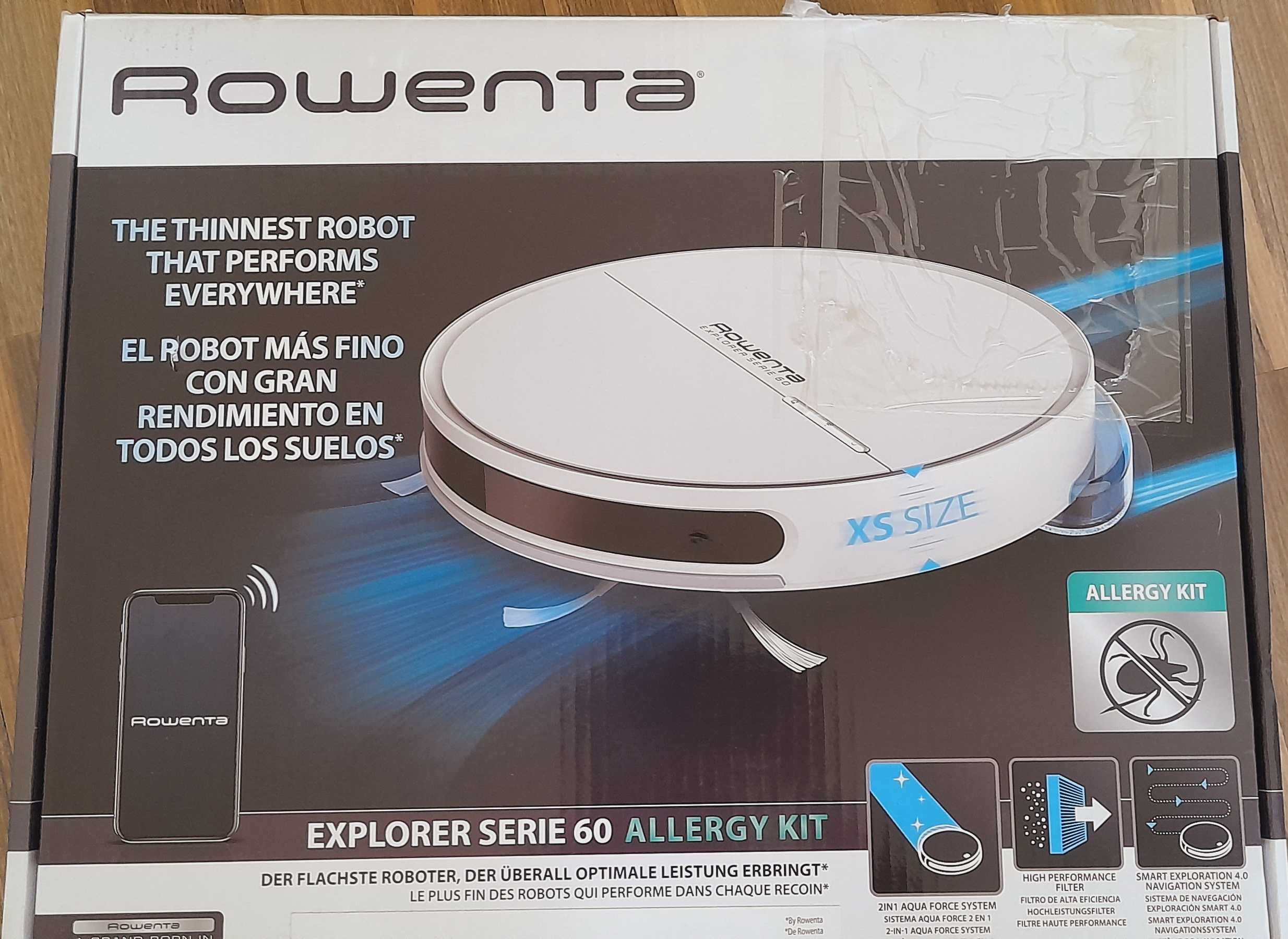 ROWENTA Explorer Allergy Serie 60 RR7447WH, Sistem Aqua Force