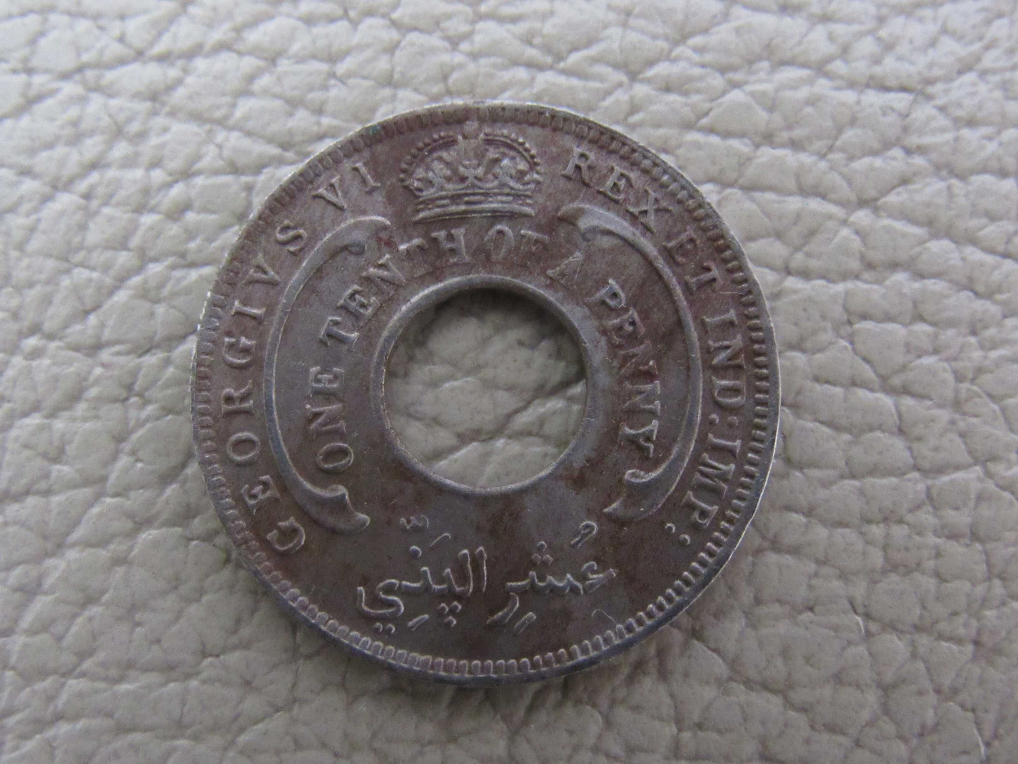 Британска Западна Африка - 1/10 пени, 1943 г. - 160 D
