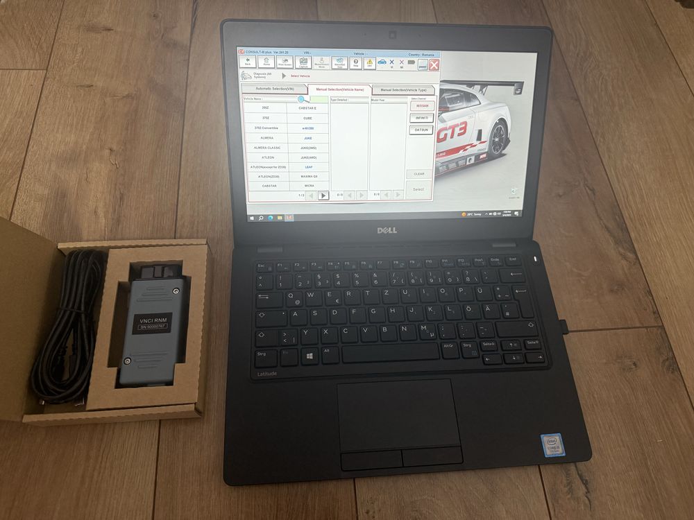 Tester/Diagnoza VNCI-RNM Nissan/Infiniti+Dell 5280 soft Nissan Consult