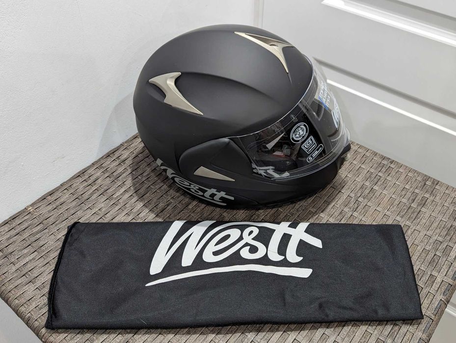 Casca moto West, marime S si L - flip-up, ochelari de soare - Nou