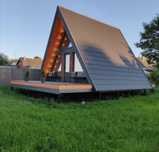 Cabane tip A din lemn